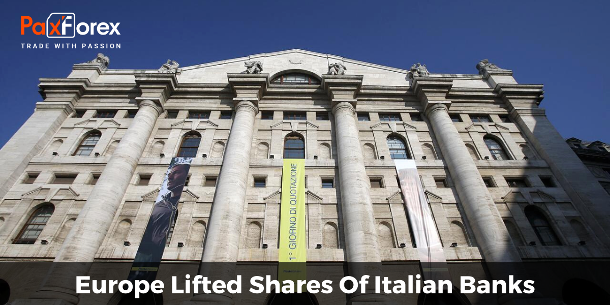 Europe Lifted Shares Of Italian Banks